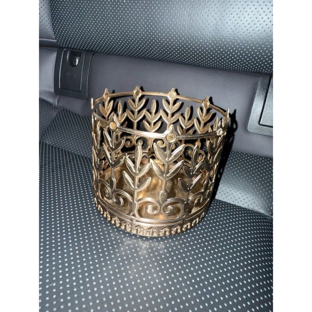 Bath & Body Works Gold Metal Candle Holder